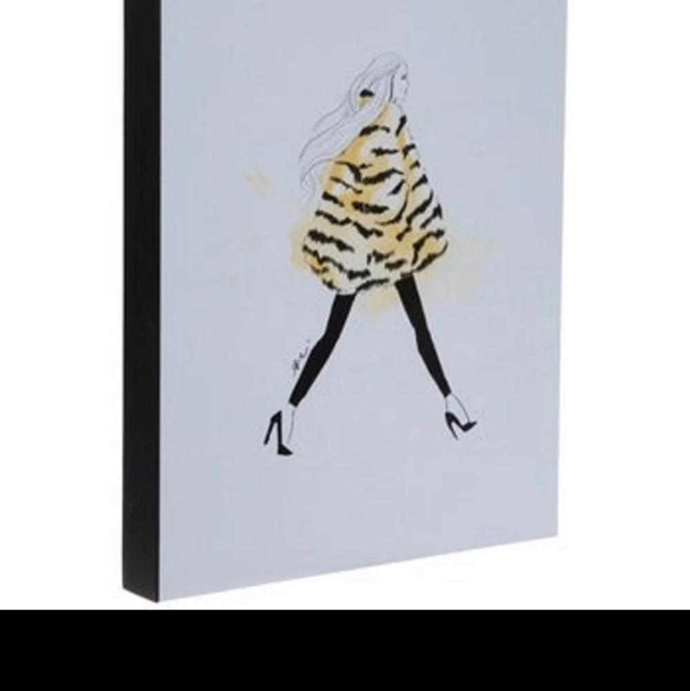 Lady Luxe Fashionista Wall Art